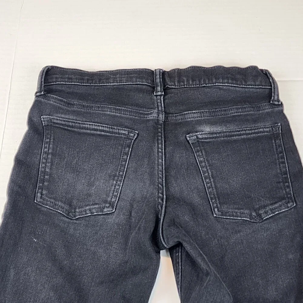 Gap black distressed skinny jeans boy sz 14